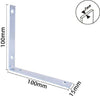Set 4 Pz Lastrine Ad Angolo Lastrina Angolare 100x100x15x2 Mm Viti Mobili 57117 Fai da te/Ferramenta/Chiodi viti ed elementi di fissaggio/Staffa Trade Shop italia - Napoli, Commerciovirtuoso.it