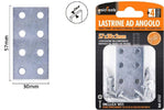 Set 4 Pz Lastrine Lastrina Piastra Di Giunzione 57x30x2 Mm Con Viti Mobili 57137 Fai da te/Ferramenta/Chiodi viti ed elementi di fissaggio/Staffa Trade Shop italia - Napoli, Commerciovirtuoso.it