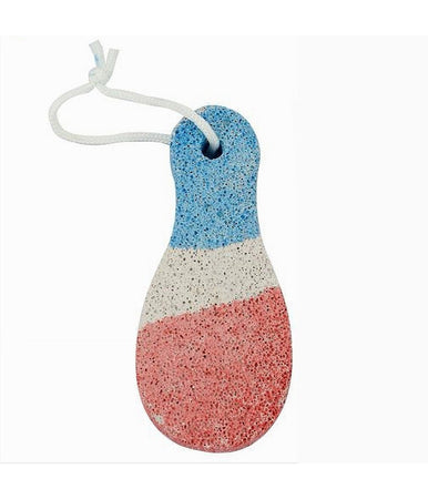 Set 4 Pz Pietra Pomice Tricolore Naturale Per Cura Piedi Calli Chiropodia 79293