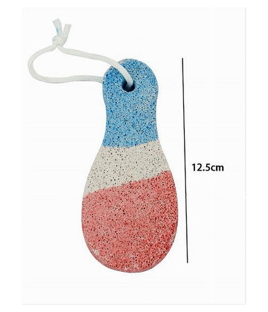 Set 4 Pz Pietra Pomice Tricolore Naturale Per Cura Piedi Calli Chiropodia 79293