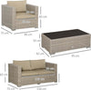 Set-4-Pz-Salotto-da-Esterni-in-Rattan-con-1-Divano,-2-Poltrone-e-1-Tavolino,-Kaki-e-Beige-860-211