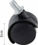 Set 4 Ruote Girevoli Ricambio Per Sedie Mobili Poltrone Ufficio 3 Cm 91486 Fai da te/Prodotti per la costruzione/Prodotti per il trasporto materiali/Rotelle industriali/Rotelle piatte Trade Shop italia - Napoli, Commerciovirtuoso.it