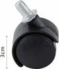 Set 4 Ruote Girevoli Ricambio Per Sedie Mobili Poltrone Ufficio 3 Cm 91486 Fai da te/Prodotti per la costruzione/Prodotti per il trasporto materiali/Rotelle industriali/Rotelle piatte Trade Shop italia - Napoli, Commerciovirtuoso.it