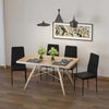 Set-4-Sedie-Imbottite-per-Soggiorno-o-Sala-da-Pranzo,-Sedie-da-Cucina-Moderne,-in-Metallo-e-Tessuto-Nero-PL3835-483V01BKPL3