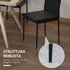 Set-4-Sedie-Imbottite-per-Soggiorno-o-Sala-da-Pranzo,-Sedie-da-Cucina-Moderne,-in-Metallo-e-Tessuto-Nero-PL3835-483V01BKPL3