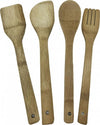 SET 4 UTENSILI DA CUCINA IN BAMBOO LEGNO MESTOLO FORCHETTONE FORCHETTA SPATOLA Casa e cucina/Utensili da cucina/Cucchiai palette e spatole/Mestoli/Mestoli da cucina Trade Shop italia - Napoli, Commerciovirtuoso.it