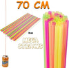 SET 40 PEZZI CANNUCCE 70CM LUNGHE MAXI CANNUCCIA COLORATE PER BIBITE COCKTAIL  Trade Shop italia - Napoli, Commerciovirtuoso.it