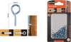Set-41pz-Viti-Vite-A-Occhiello-Gancio-Chiuso-10x20mm-Filettatura-Per-Legno-90723