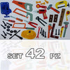Set-42-Pezzi-Attrezzi-Da-Lavoro-Elmetto-Trapano-Sega-Gioco-Giocattolo-Eta'-3+