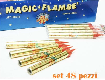 SET 48 CANDELINE SCINTILLA MAGIC FLAMBÈ CANDELA PIROTECNICA COMPLEANNO FESTA Casa e cucina/Hobby creativi/Materiali per hobby creativi/Forniture per feste/Articoli per feste e compleanni per adulti/Decorazioni/Candele Trade Shop italia - Napoli, Commerciovirtuoso.it