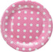 SET 48 PEZZI PIATTI CARTA 23 CM ROSA POIS MATRIMONIO NASCITA BATTESIMO FESTE  Trade Shop italia - Napoli, Commerciovirtuoso.it