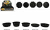 Set-48-Pz-Formine-Alluminio-Antiaderenti-Forno-Biscotti-Dolci-Cupcakes-Assortiti