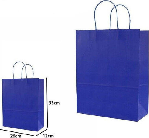 Set 4pezzi Buste Borsa Da Regalo Sacchetti Carta Colore Blu 33 X 26 X 12cm 68451 Casa, arredamento e bricolage > Prodotti per Feste Trade Shop italia - Napoli, Commerciovirtuoso.it