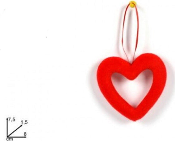 Set 4pz Appendini A Forma Di Cuori 8cm Cuore Rosso Idea Regalo Per San Valentino Casa e cucina/Arredamento/Ingresso/Appendiabiti Trade Shop italia - Napoli, Commerciovirtuoso.it
