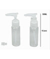Set 4pz Bottiglia Da Viaggi Vuota Trasparente 30ml Dispenser Con Erogatore 79388