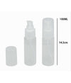 Set 4pz Bottiglia Viaggi Vuota Trasparente 100ml Dispenser Pompa Per Crema 79396