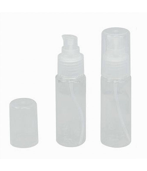 Set 4pz Bottiglia Viaggi Vuota Trasparente 100ml Dispenser Pompa Per Crema 79396