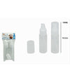 Set 4pz Bottiglia Viaggi Vuota Trasparente 100ml Dispenser Pompa Per Crema 79396