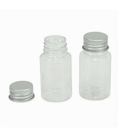 Set 4pz Bottiglia Viaggio Contenitori Vuoti Ricaricabili Tappo A Vite 30ml 79382