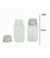 Set 4pz Bottiglia Viaggio Contenitori Vuoti Ricaricabili Tappo A Vite 50ml 79383
