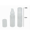 Set 4pz Bottiglia Viaggio Vuota Trasparente 50ml Dispenser Pompa Per Crema 79395