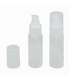 Set 4pz Bottiglia Viaggio Vuota Trasparente 50ml Dispenser Pompa Per Crema 79395