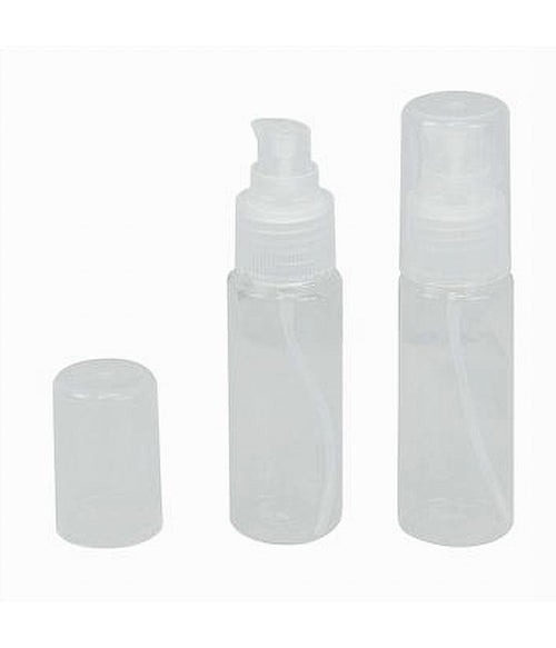 Set 4pz Bottiglia Viaggio Vuota Trasparente 50ml Dispenser Pompa Per Crema 79395