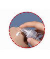 Set 4pz Bottiglia Viaggio Vuota Trasparente 50ml Dispenser Pompa Per Crema 79395