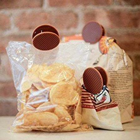 Set 4pz chiudi sacchetto big clip waffle Casa e cucina/Organizzazione interni/Contenitori e barattoli da cucina/Conservazione cibi/Contenitori e buste per tramezzini e alimenti Led Mall Home - Napoli, Commerciovirtuoso.it