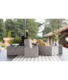Set 4pz Contenitori Grigio Chiaro Scatola In Tessuto Organizer Portaoggetti 79060