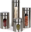 Set 4pz Contenitori Per Alimenti In Acciaio Per T? Caff? Spezie Biscotti Zucchero Casa, arredamento e bricolage > Cucina > Barattoli e Contenitori Trade Shop italia - Napoli, Commerciovirtuoso.it