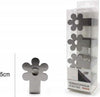 Set-4pz-Ferma-Tovaglia-Fermatovaglia-Tavola-Plastica-Acciaio-Fiore-Clip-Gancio-Casa