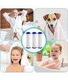 Set 4pz Filtro In Cotone Pp Ricambio Per Doccetta Soffione Doccia Rimovibili 59998