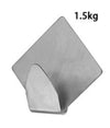 Set 4pz Ganci Appendini Adesivi Parete Casa Cucina Bagno Attaccapanni Rombi 59664