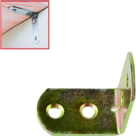 Set 4pz Lastrina Lastrine Ad Angolo Forma L 30x18x2mm Con Viti Per Mobili 91216 Fai da te/Ferramenta/Staffe e supporti per mensole Trade Shop italia - Napoli, Commerciovirtuoso.it