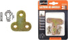 Set 4pz Lastrina Lastrine Ad Angolo Forma T 60x20x2 Mm Con Viti Per Mobili 91224 Fai da te/Ferramenta/Chiodi viti ed elementi di fissaggio/Staffa Trade Shop italia - Napoli, Commerciovirtuoso.it