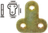 Set 4pz Lastrina Lastrine Ad Angolo Forma T 60x20x2 Mm Con Viti Per Mobili 91224 Fai da te/Ferramenta/Chiodi viti ed elementi di fissaggio/Staffa Trade Shop italia - Napoli, Commerciovirtuoso.it