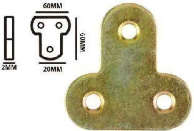 Set 4pz Lastrina Lastrine Ad Angolo Forma T 60x20x2 Mm Con Viti Per Mobili 91224 Fai da te/Ferramenta/Chiodi viti ed elementi di fissaggio/Staffa Trade Shop italia - Napoli, Commerciovirtuoso.it