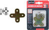 Set 4pz Lastrina Lastrine Ad Angolo Forma X 60x18x2mm Con Viti Per Mobili 91232 Fai da te/Ferramenta/Chiodi viti ed elementi di fissaggio/Staffa Trade Shop italia - Napoli, Commerciovirtuoso.it
