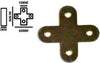 Set 4pz Lastrina Lastrine Ad Angolo Forma X 60x18x2mm Con Viti Per Mobili 91232 Fai da te/Ferramenta/Chiodi viti ed elementi di fissaggio/Staffa Trade Shop italia - Napoli, Commerciovirtuoso.it