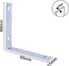 Set 4pz Lastrine Ad Angolo Lastrina Angolare 80x80x15x2mm Con Viti Mobili 57116 Fai da te/Ferramenta/Chiodi viti ed elementi di fissaggio/Staffa Trade Shop italia - Napoli, Commerciovirtuoso.it