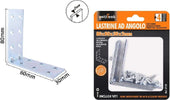 Set 4pz Lastrine Lastrina Ad Angolo Angolare 80x80x30x2 Mm Con Viti Mobili 57125 Fai da te/Ferramenta/Chiodi viti ed elementi di fissaggio/Staffa Trade Shop italia - Napoli, Commerciovirtuoso.it