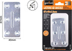Set 4pz Lastrine Lastrina Piastra Di Giunzione 87x40x1.2mm Con Viti Mobili 57134 Fai da te/Ferramenta/Chiodi viti ed elementi di fissaggio/Staffa Trade Shop italia - Napoli, Commerciovirtuoso.it