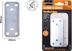 Set 4pz Lastrine Lastrina Piastra Di Giunzione 90x40x2.5mm Con Viti Mobili 57135 Fai da te/Ferramenta/Chiodi viti ed elementi di fissaggio/Staffa Trade Shop italia - Napoli, Commerciovirtuoso.it