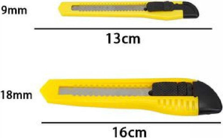 Set 4pz Taglierini Taglierino Cutter Con Fermo Blocco Guida Lame Da 9-18mm 71079 Casa e cucina/Hobby creativi/Materiali per hobby creativi/Utensili per il taglio/Taglierini Trade Shop italia - Napoli, Commerciovirtuoso.it