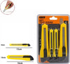 Set-4pz-Taglierini-Taglierino-Cutter-Con-Fermo-Blocco-Guida-Lame-Da-9-18mm-71079