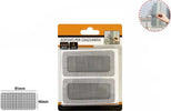 Set 4pz Toppe Nastro Adesivo Zanzariere 40x85mm Riparazione Schermo Zanzariera Rete Articoli da Giardino > Prodotti Da Esterno > Zanzariere Trade Shop italia - Napoli, Commerciovirtuoso.it