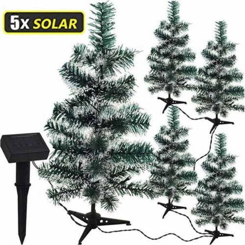 Set 5 Alberi Natale 47 Cm Verde Ricarica Solare 50 Luci Led Bianco Ghiaccio Casa, arredamento e bricolage > Prodotti per Feste > Prodotti Natalizi Trade Shop italia - Napoli, Commerciovirtuoso.it