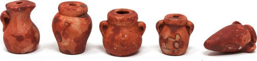 Set 5 Anfore in Terracotta decorazione per case presepe 3 cm Casa e cucina/Decorazioni per interni/Addobbi e decorazioni per ricorrenze/Decorazioni natalizie/Presepi/Statuine e fondali per il presepe MagiediNatale.it - Altamura, Commerciovirtuoso.it