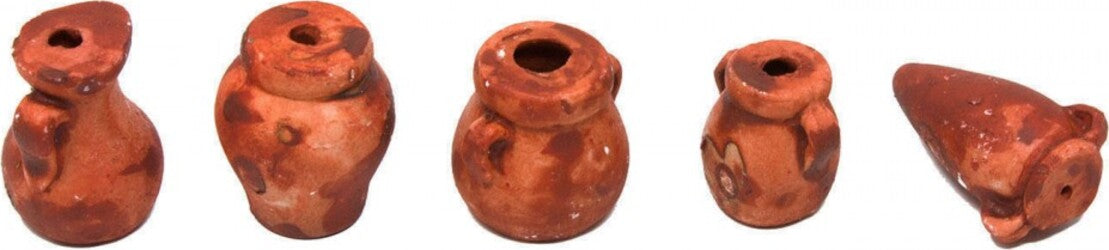 Set 5 Anfore in Terracotta decorazione per case presepe 3 cm Casa e cucina/Decorazioni per interni/Addobbi e decorazioni per ricorrenze/Decorazioni natalizie/Presepi/Statuine e fondali per il presepe MagiediNatale.it - Altamura, Commerciovirtuoso.it